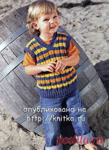 Вязаный жилет спицами с описанием. Жилетки для женщин и детей на Knitka.ru - бесплатное вязание спицами - № 14. knitka.ru - схемы для вязания спицами