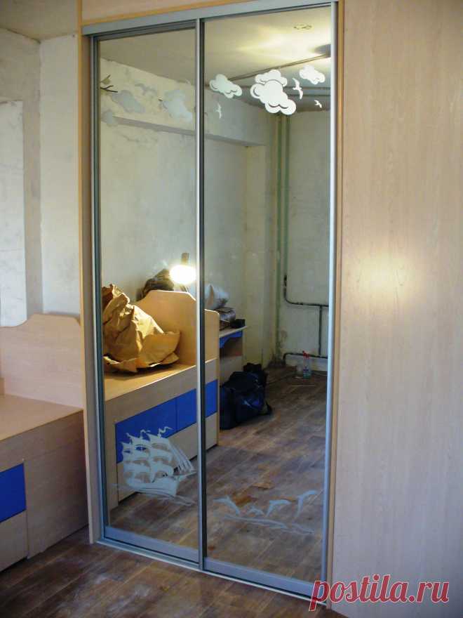 Шкаф-купе - морская тема.