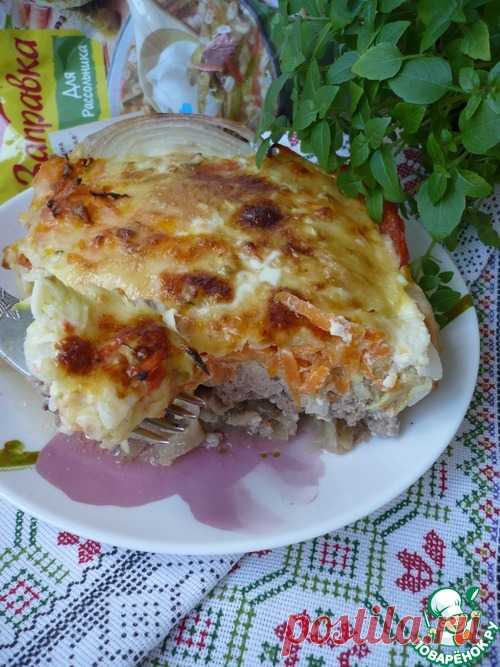 Овощная запеканка с мясным фаршем - кулинарный рецепт