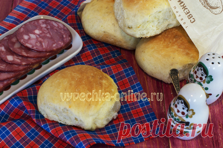 Дрожжевые булочки на воде