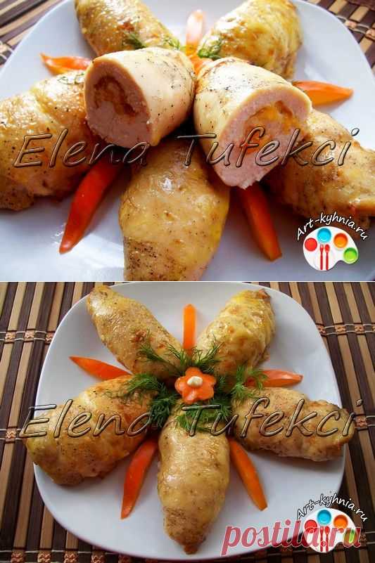 Куриные рулетики с хурмой (МК от Елены) » Арт-кухня