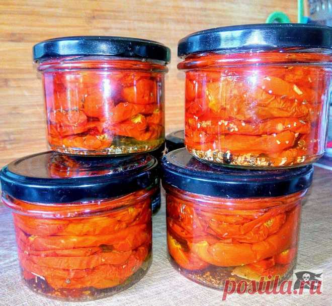 Вяленые помидоры в масле. Просто и вкусно. Плюс рецепт замечательного соуса для пиццы. | высокая(НЕТ)кухня | Яндекс Дзен