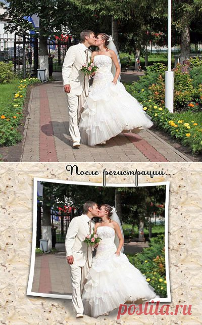 Свадебный коллаж 2 / Photoshop уроки и всё для фотошоп - новые уроки каждый день!
