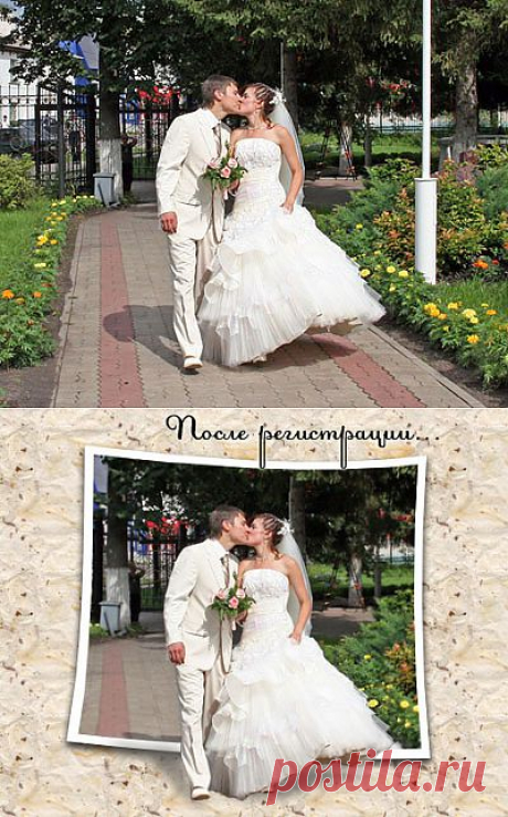 Свадебный коллаж 2 / Photoshop уроки и всё для фотошоп - новые уроки каждый день!