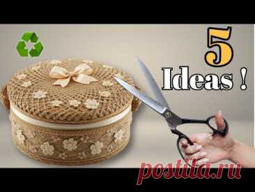 Transforming Cardboard & Jute Rope ♻️😱 5 GENIUS Recycling Ideas That Will Amaze You!