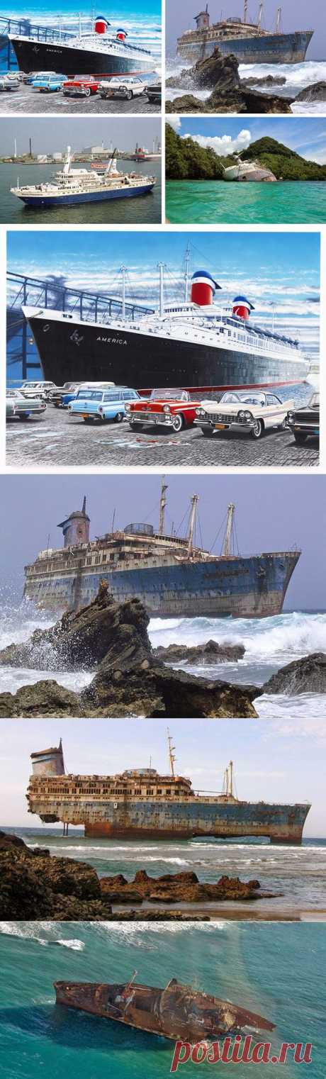 Самые знаменитые кораблекрушения, которые можно увидеть / Всё самое лучшее из интернета