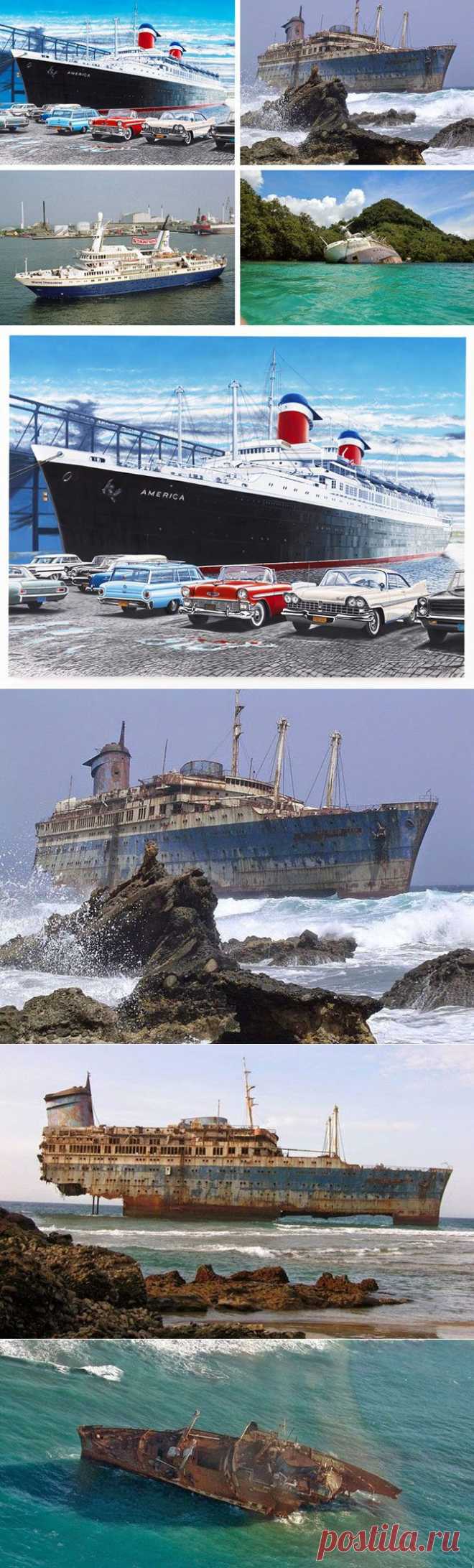 Самые знаменитые кораблекрушения, которые можно увидеть / Всё самое лучшее из интернета