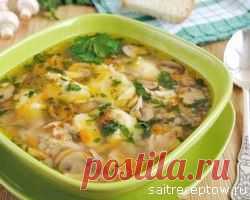 Гречневый суп с курицей | Сайт рецептов