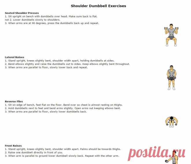 Гантели 
Комплексы упражнений с анимированными диаграммами
Dumbbell Exercises Complete with Animated Diagrams