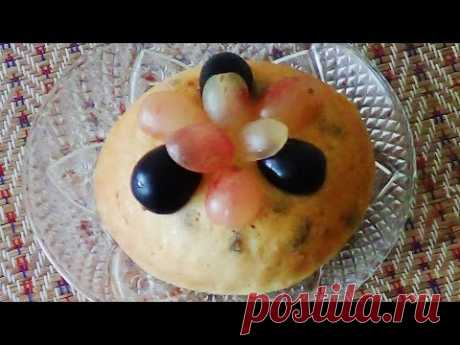 В микроволновке. Творожный пудинг.
