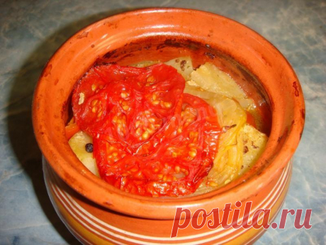 Чанахи в горшочках со свининой и картошкой рецепт с фото пошагово - 1000.menu
