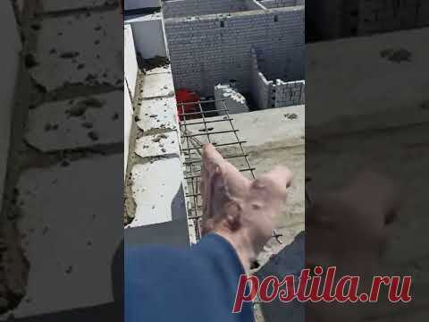 четкая перевязка сложного кирпичного угла...