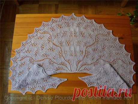 Шаль Japanese Feather and Fan