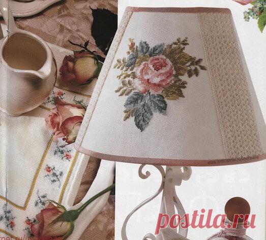 Вышивка в современном интерьере ~ ALL-DEKOR