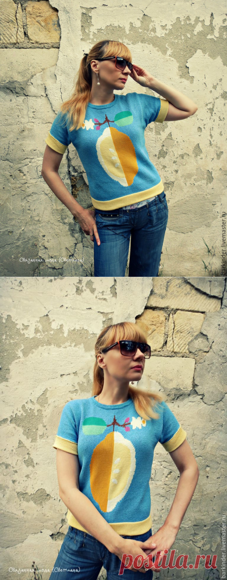 Купить Вязаная хлопковая кофточка &quot;Лимончик&quot; - кофточка, вязаная кофточка, Летняя кофточка, женская кофточка