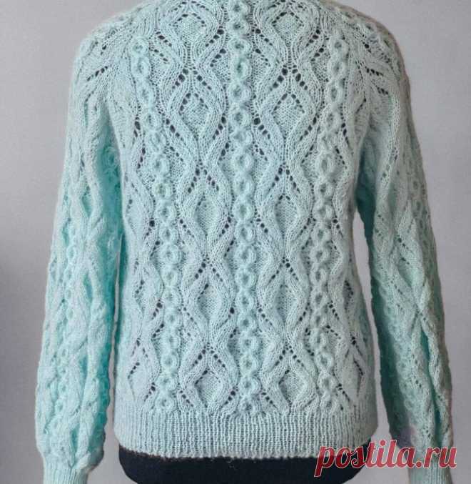 Схема узора для жакета