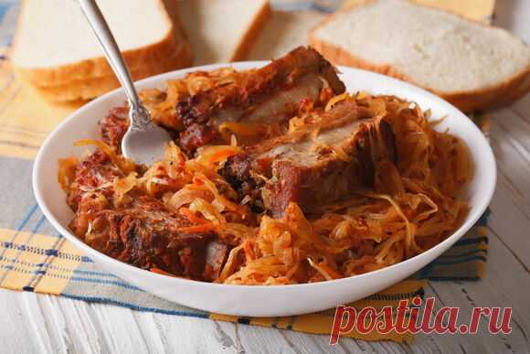 Капуста на сковороде, как приготовить вкусно тушеную капусту