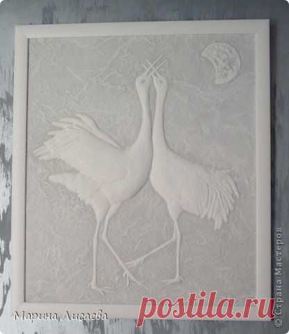 Панно - барельеф "Журавли" | Страна Мастеров