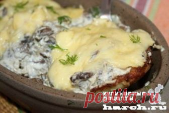 ДЕРУНЫ В ГОРШОЧКЕ С ГРИБАМИ ПО-ГАЛИЦКИ