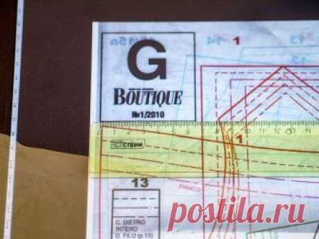 Как переснять эл.выкройку без распечатывания на принтере — Мастер-классы на BurdaStyle.ru