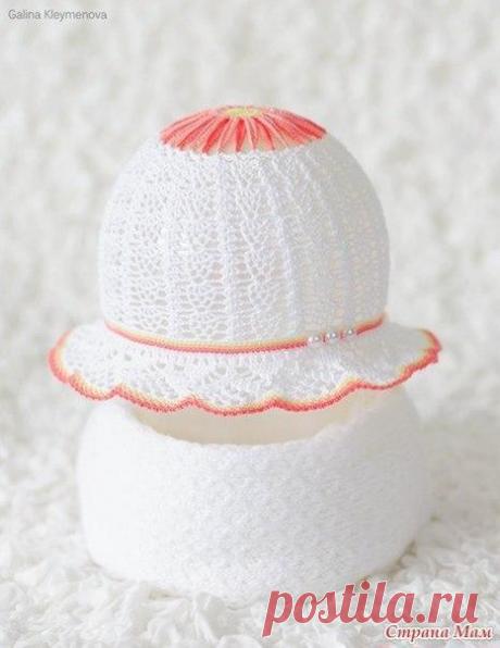 Цветочная панамка крючком / Рукоделие