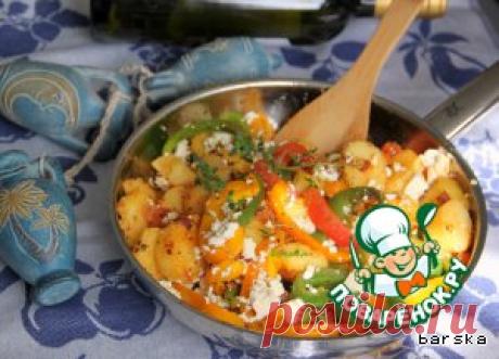 Овощная сковорода по-гречески - кулинарный рецепт