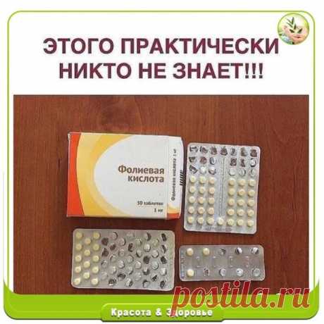 Фолиевая кислота (витамин В9). Самый женский витамин! Эффект приема удивляет!

Оказывается фолиевая кислота лучше остальных витаминов восстанавливает иммунитет и поддерживает работу сердца и кровеносных сосудов. Стимулирует деятельность всех органов, особенно кожи, способствует нормальному росту волос.

Этот витамин особо рекомендуется во время беременности. Ежедневная доза фолиевой кислоты во время беременности составляет 400 мг.

Результаты многолетних тестов показали, ч...