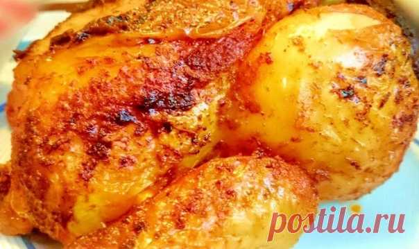 Курица очень нежная и сочная, с легкой кислинкой и цитрусовой ноткой.

Маринад:
Чеснок — 4 зубчика
Лук репчатый — 1 шт
Показать полностью...