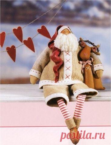 Тильда Санта с оленем | БЛОГ ДОМОХОЗЯЙКИ