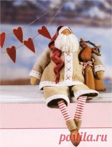 Тильда Санта с оленем | БЛОГ ДОМОХОЗЯЙКИ