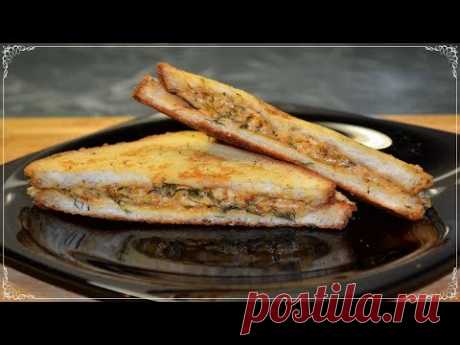 Как сделать вкусные Гренки с сыром на завтрак?! Простой рецепт  [Семейные рецепты]
