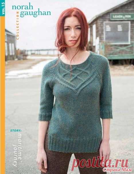 Мой пуловер Halyard от дизайнера Норы Гауган - Вязание - Страна Мам