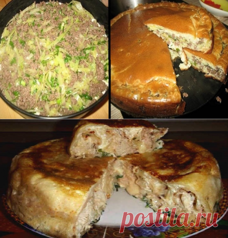 Пироги из заливного теста