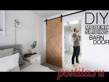 Building a Modern Sliding Barn Door