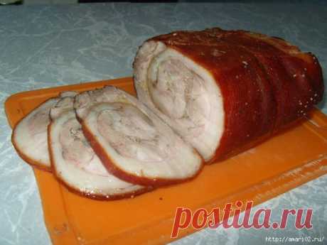 Рулет из свиной рульки