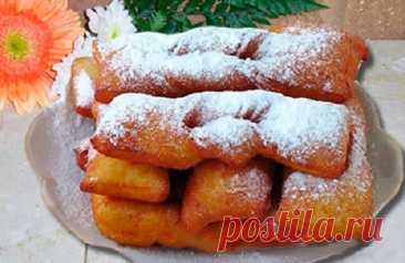 Хворост на кефире — Домашняя кулинария
