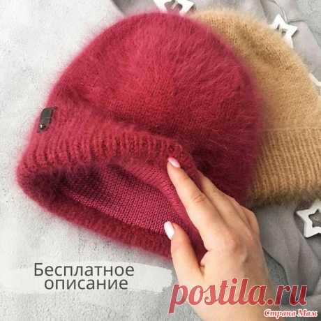Тёплая двухслойная шапка - Вязание - Страна Мам