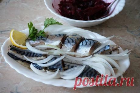 Малосольная скумбрия или селёдка - Простые рецепты Овкусе.ру