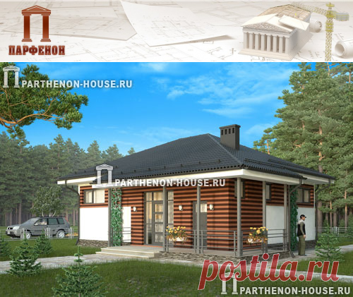 Проект небольшого одноэтажного дома ЯК 85-4

Площадь застройки: 104,00 кв.м.
Площадь общая: 85,45 кв.м.
Площадь общая помещений: 70,65 кв.м.
Площадь жилая: 41,65 кв.м.
Площадь крыльца: 14,80 кв.м.
Строительный объем: 480,00 куб.м.
Высота потолка: 3,060 м.
Высота дома в коньке: 6,370 м.