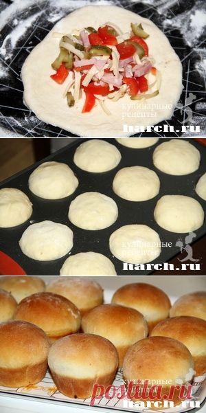 Булочки-пиццы..