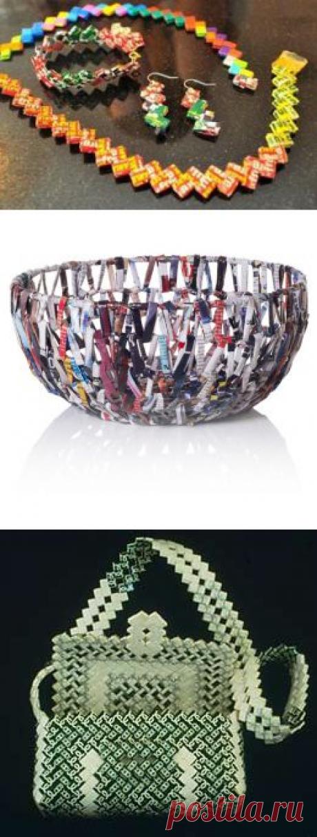 Все поделки! - Поделки из фантиков