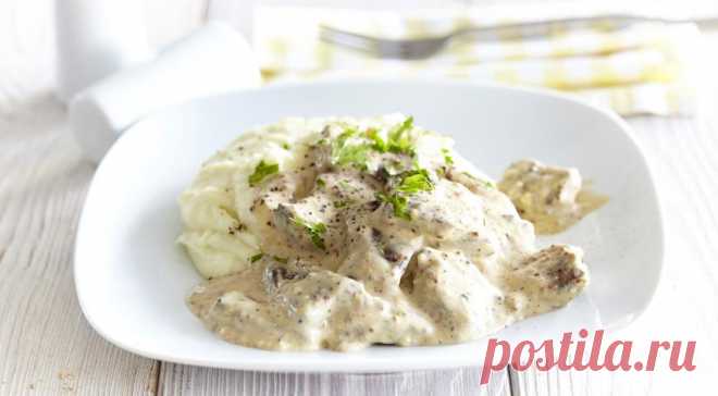 Говяжья печёнка с горчичным соусом, пошаговый рецепт с фото