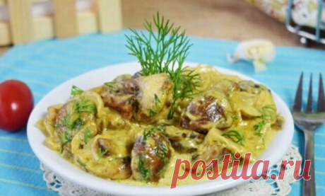 Вкусные шампиньоны в карри соусе: пошаговый рецепт приготовления Приятного аппетита!