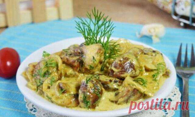 Вкусные шампиньоны в карри соусе: пошаговый рецепт приготовления Приятного аппетита!