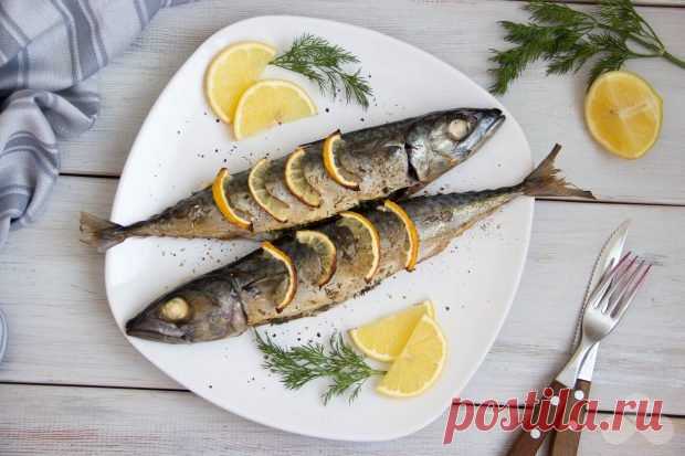 Скумбрия в духовке целиком – простой и вкусный рецепт с фото (пошагово)