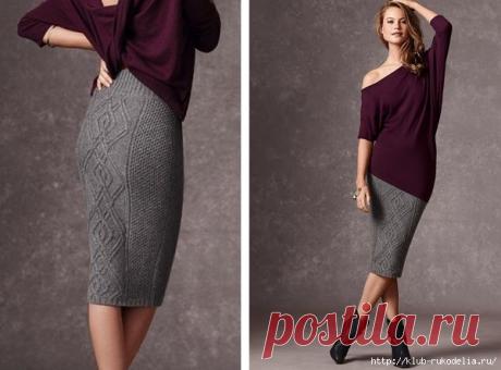 Юбка - карандаш.