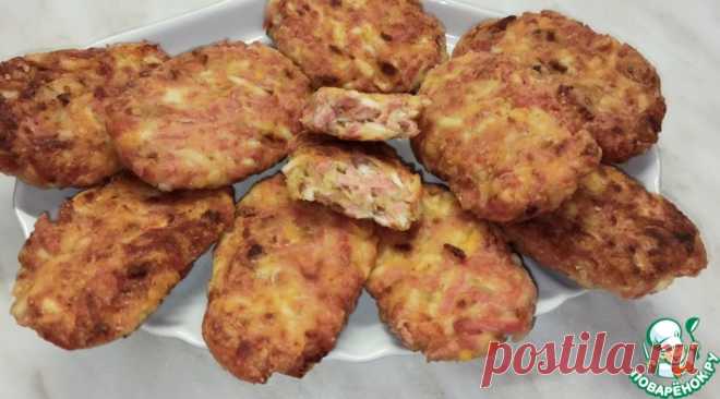 Котлеты из сосисок Кулинарный рецепт