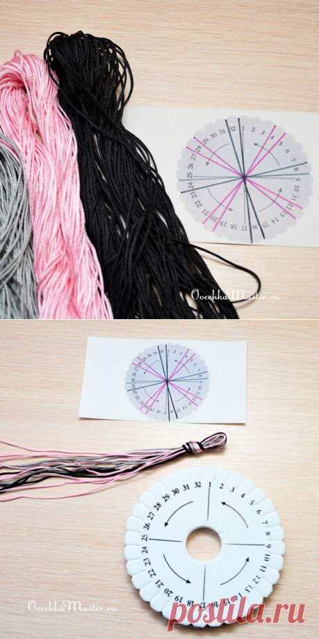 Объёмный браслет Кумихимо из 16 нитей | Рукоделие от OvechkaMaster.ru | Яндекс Дзен
