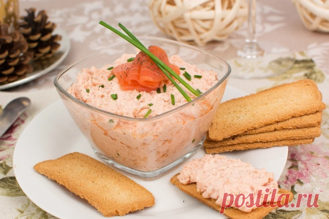 Паштет из красной рыбы.