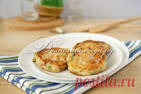 KАРТОФЕЛЬНЫЕ КОТЛЕТЫ С ВЕТЧИНОЙ.